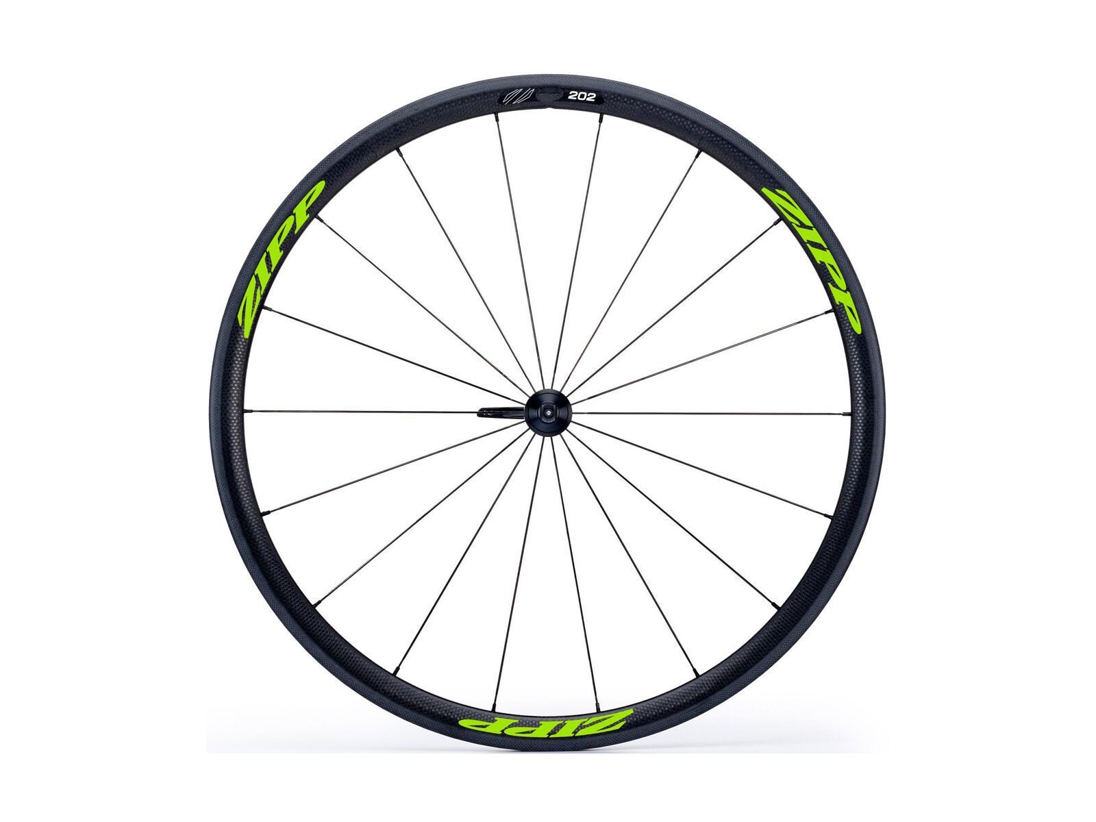 Zipp 202 Firecrest Carbon Clincher, schwarz/grün - Bild 1