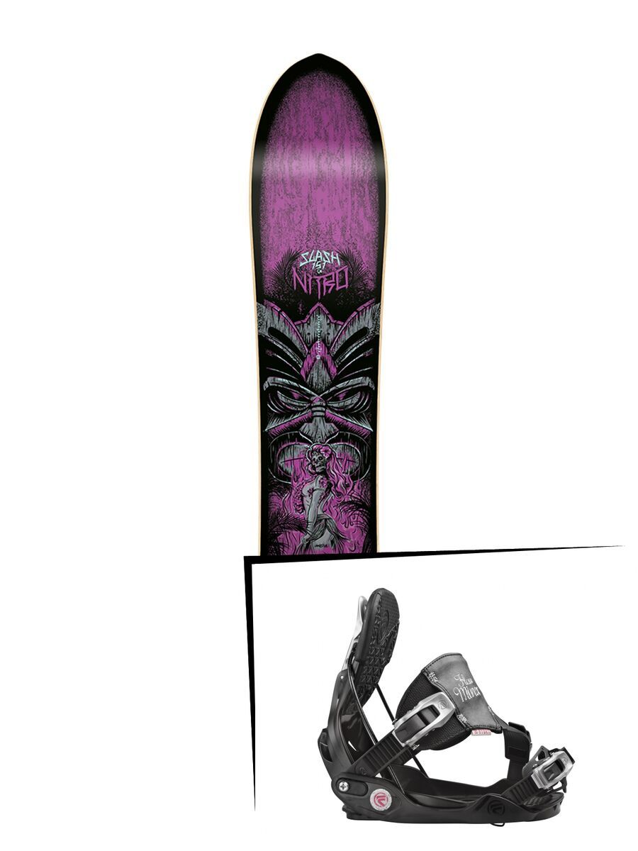 Nitro Set: Slash Womens 2016 + Flow Minx Hybrid - Bild 1