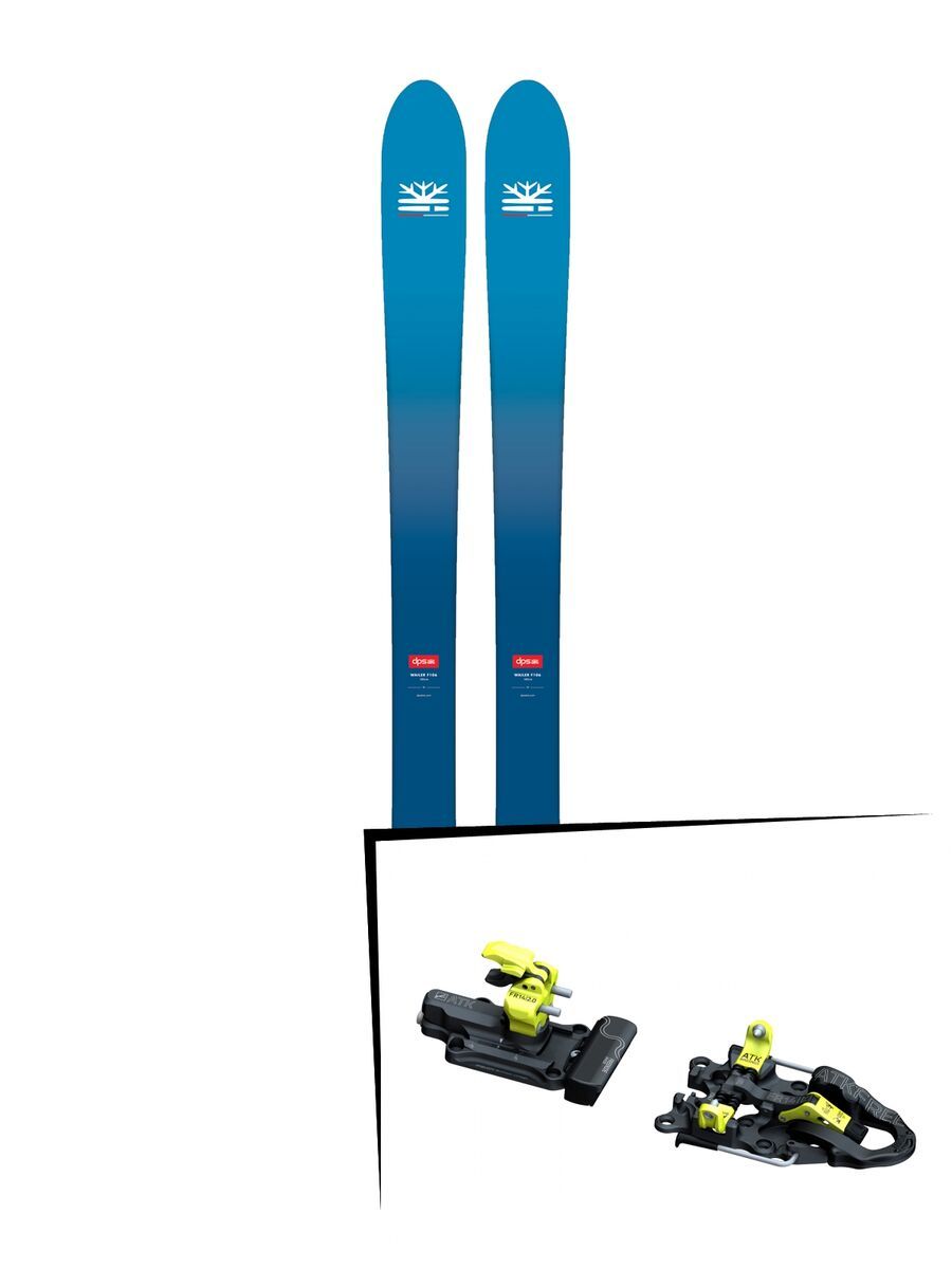 Set: DPS Skis Wailer F106 Foundation 2018 + ATK Freeraider 14 2.0 - Bild 1