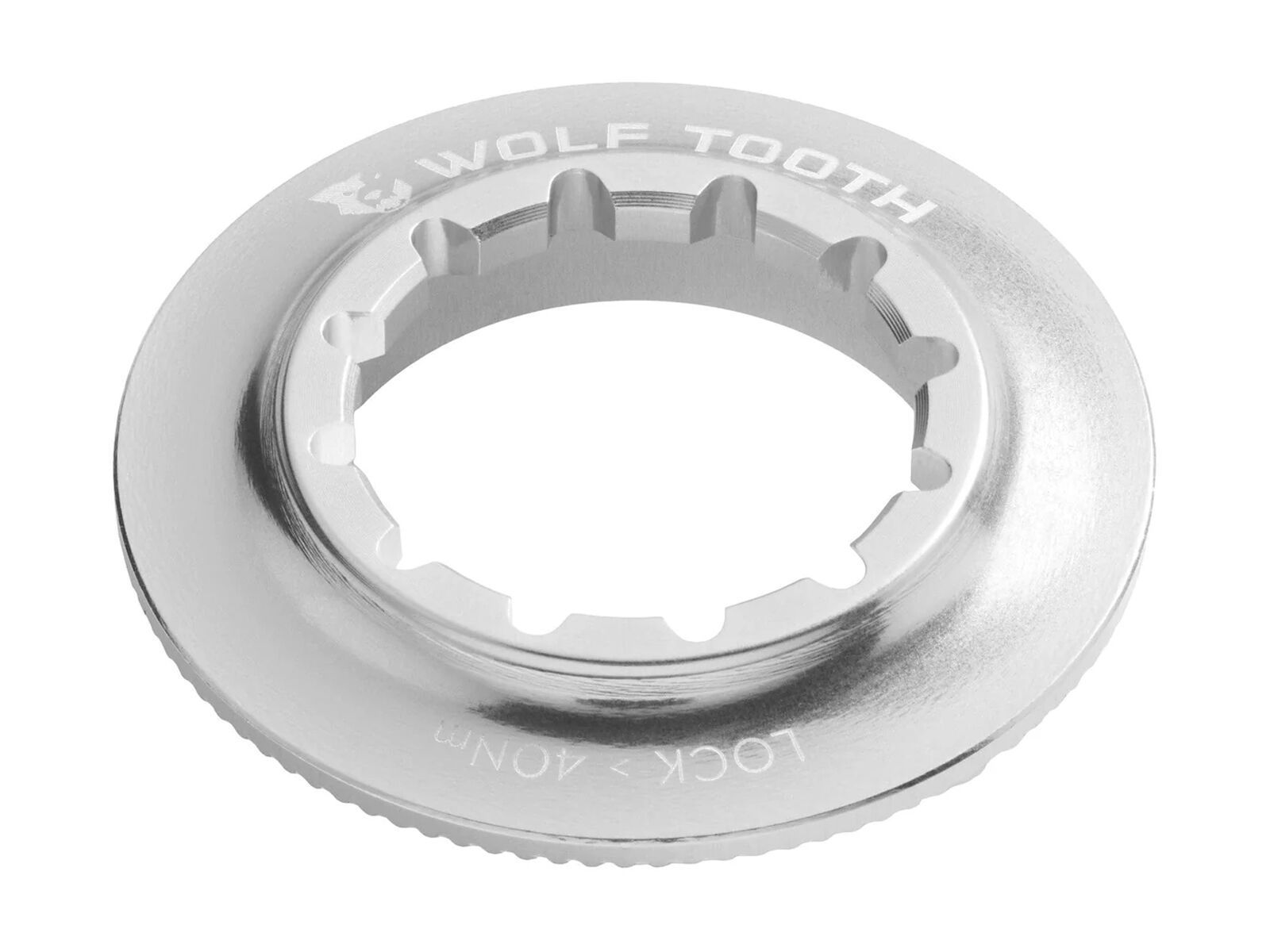 Wolf Tooth Centerlock Rotor Lockring - Innenverzahnung, raw silver - Bild 1