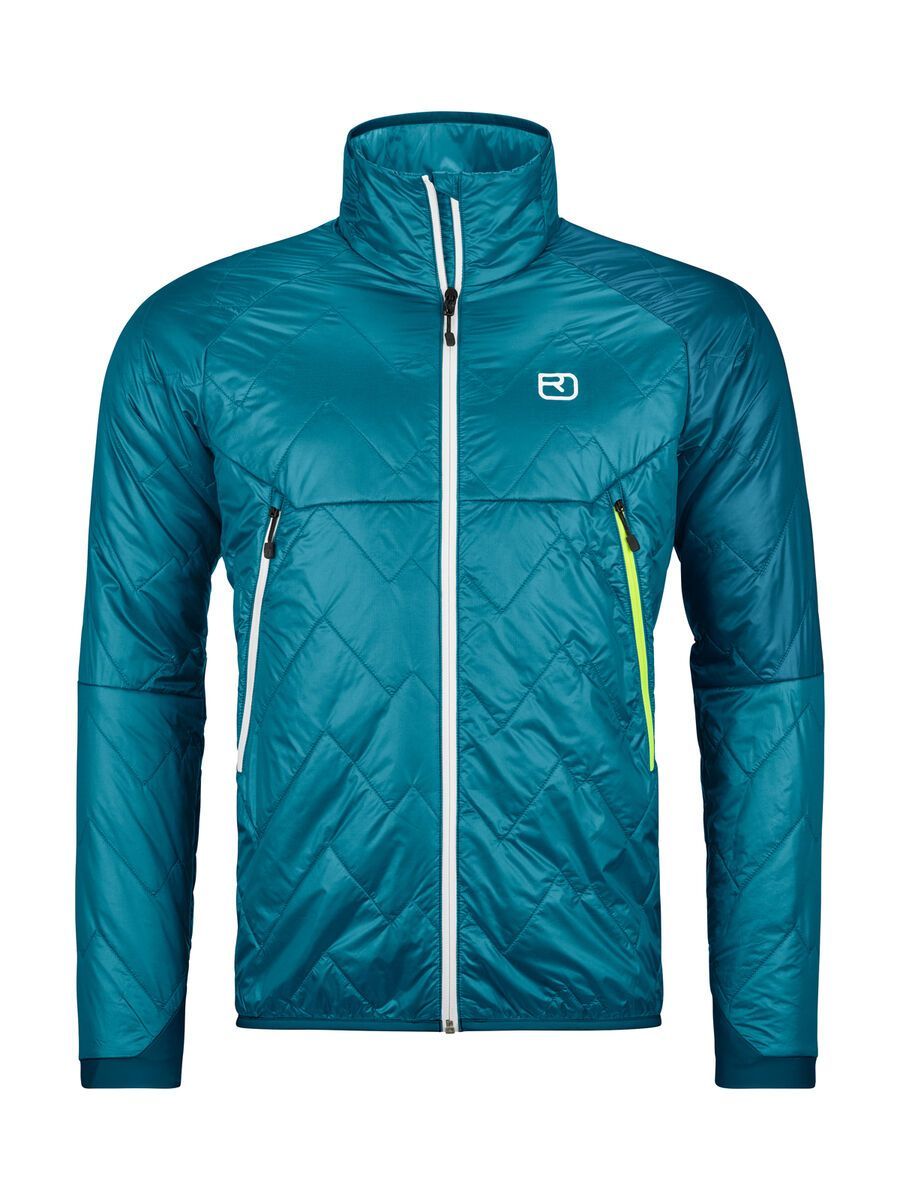 Ortovox Swisswool Piz Vial Jacket M, mountain blue - Bild 1