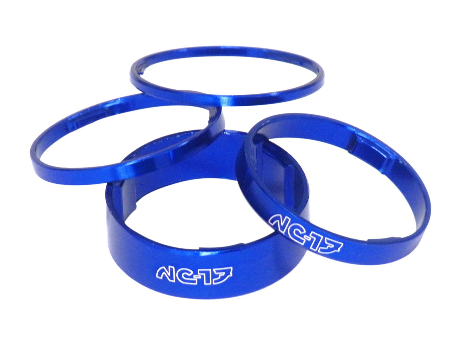 NC-17 1 1/8 Zoll Headset Spacer, blue - Bild 1