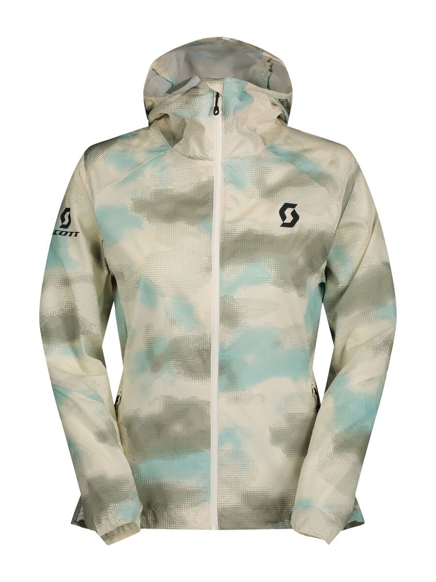 Scott Explorair Light Windbreaker Women's Jacket, cotton white/miami green - Bild 1