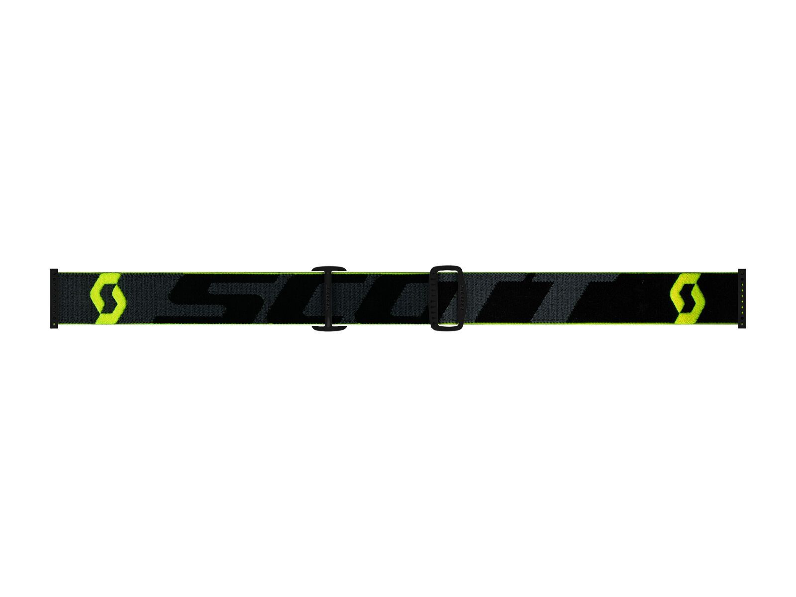 Scott Goggle Hustle MX, black/fluo yellow/Lens: yellow chrome - Bild 2