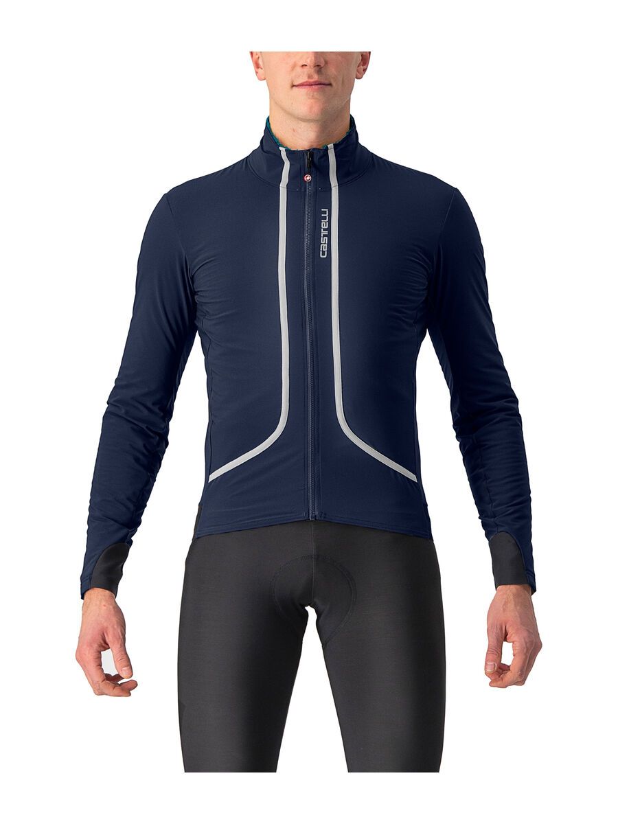 Castelli Flight Jacket Air, savile blue/silver gray-steel blue - Bild 1