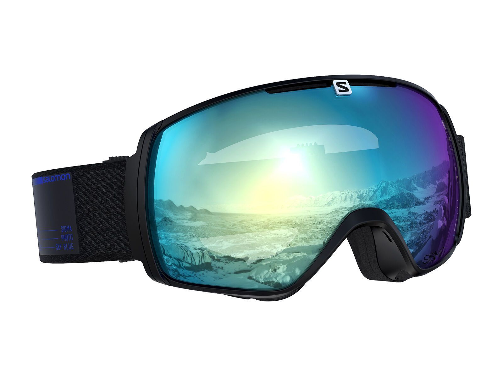 Salomon XT One Sigma Photo, black/Lens: sigma photochromatic multilayer sky blue - Bild 1