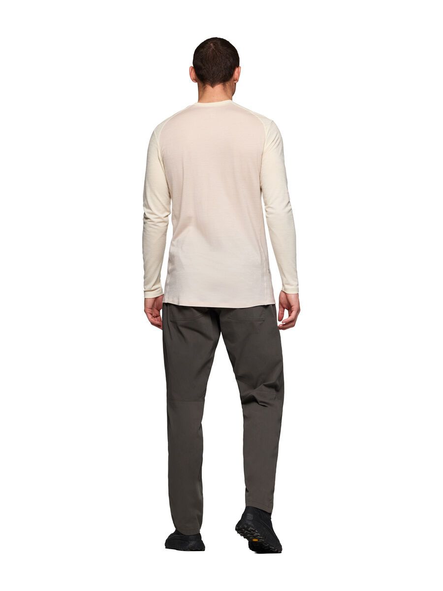 Norrona femund pureUll Long Sleeve M's, oatmeal/whisper white - Bild 6