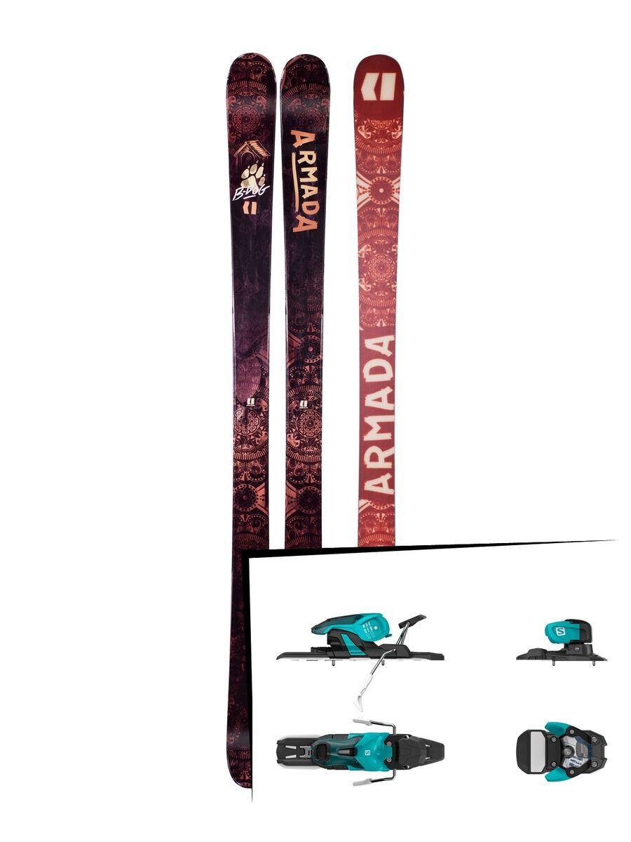 Set: Armada BDog 2018 + Salomon Warden 11 turquoise/black - Bild 1