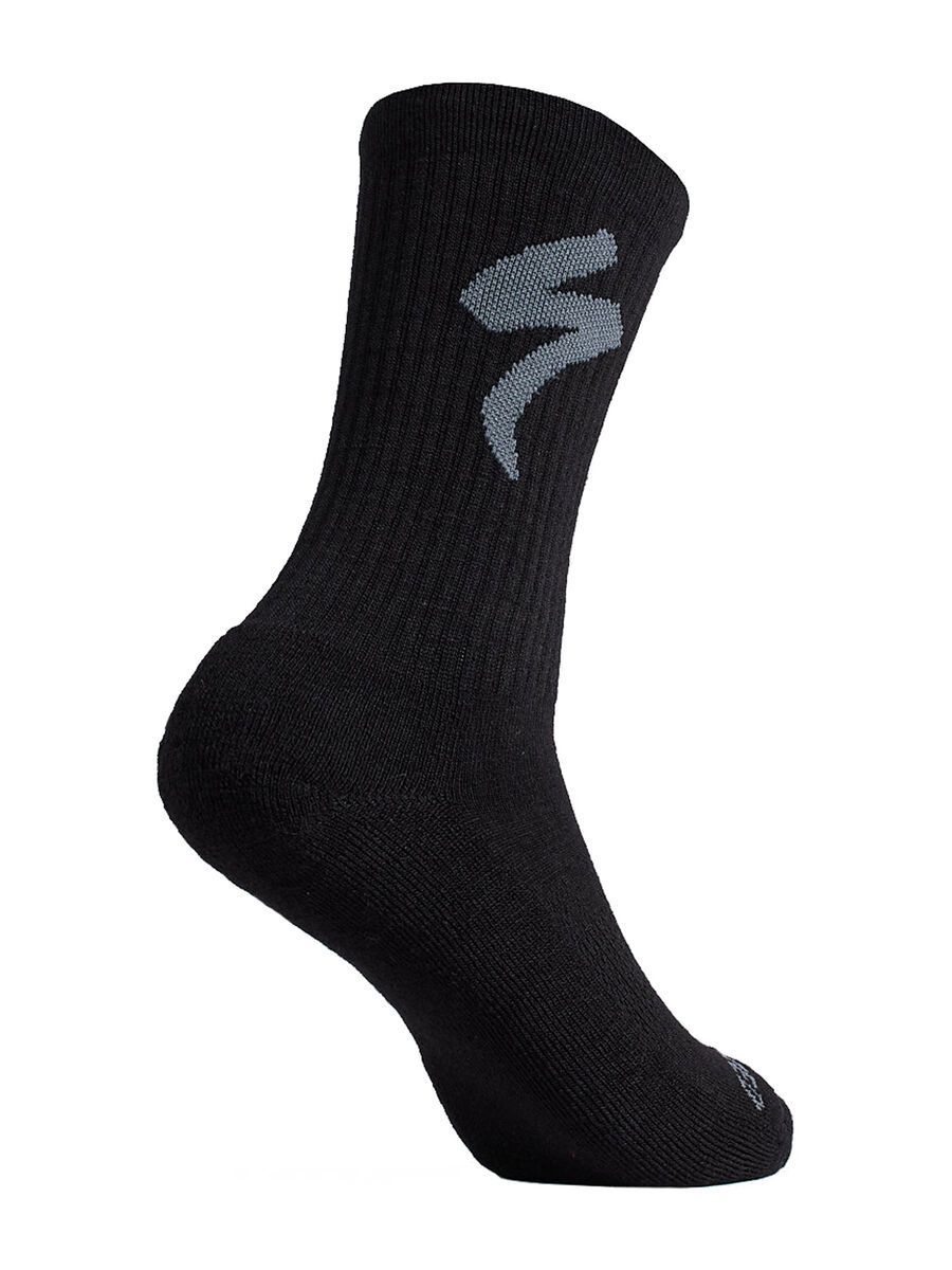 Specialized Merino Midweight Tall Logo Socks, black - Bild 2