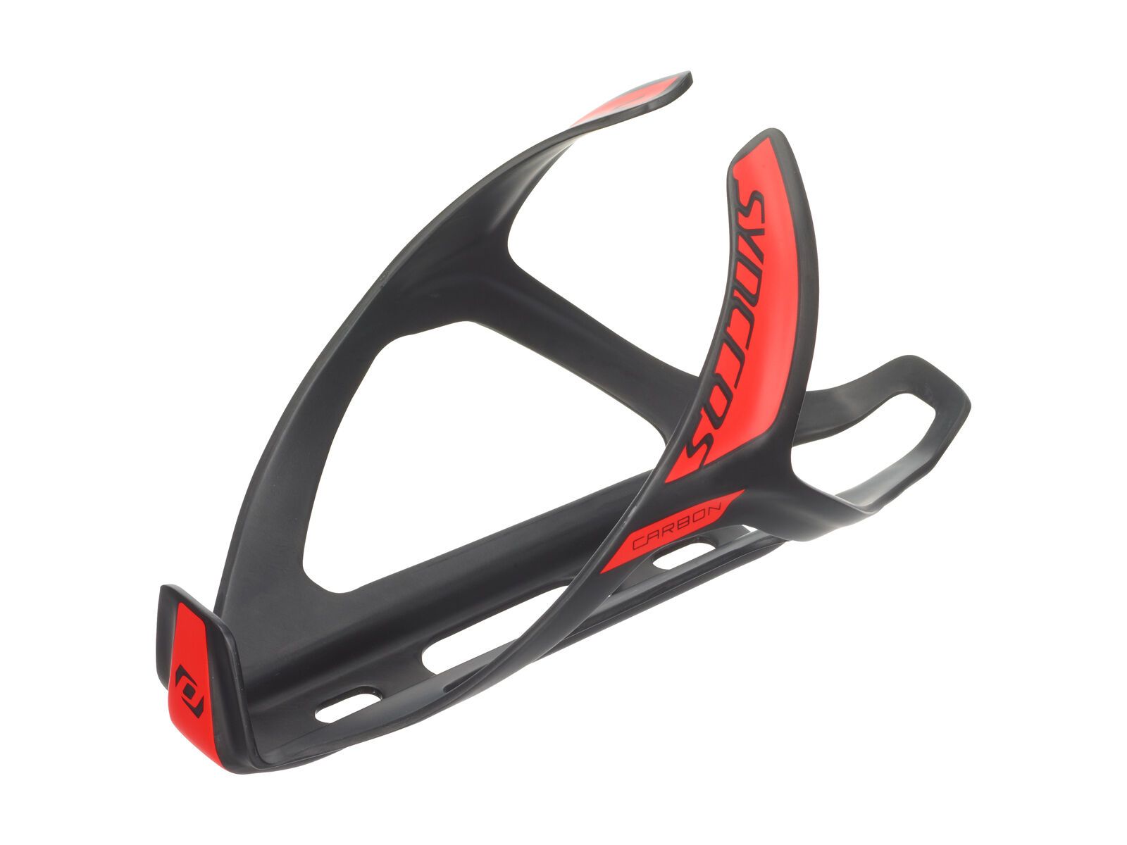 Syncros Bottle Cage Carbon 1.0, black/neon red - Bild 1