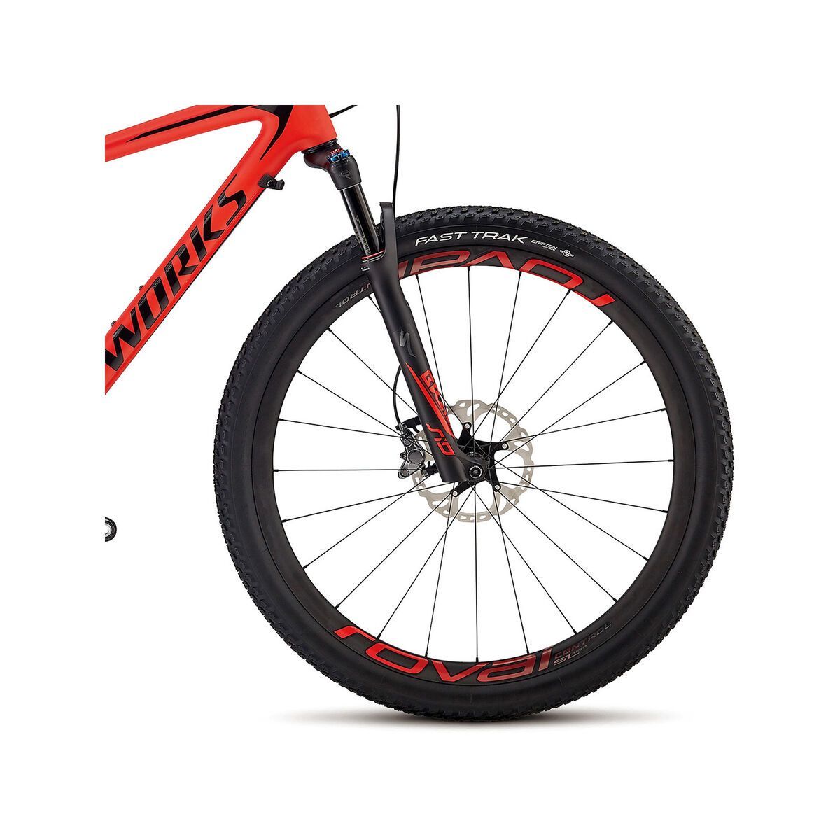 Specialized S-Works Epic HT Di2, satin gloss rocket red/black - Bild 2