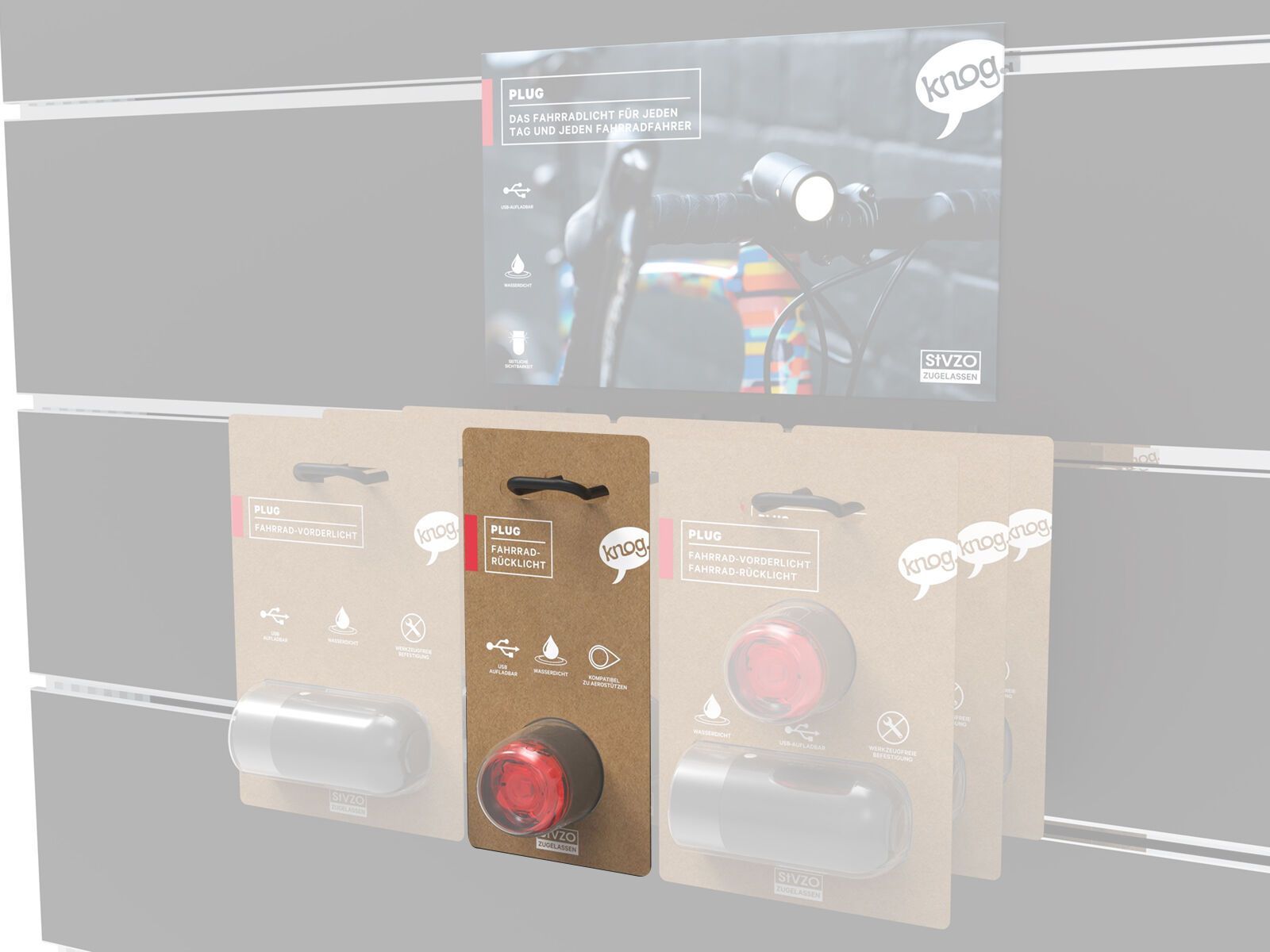 Knog Plug Rear, black - Bild 2