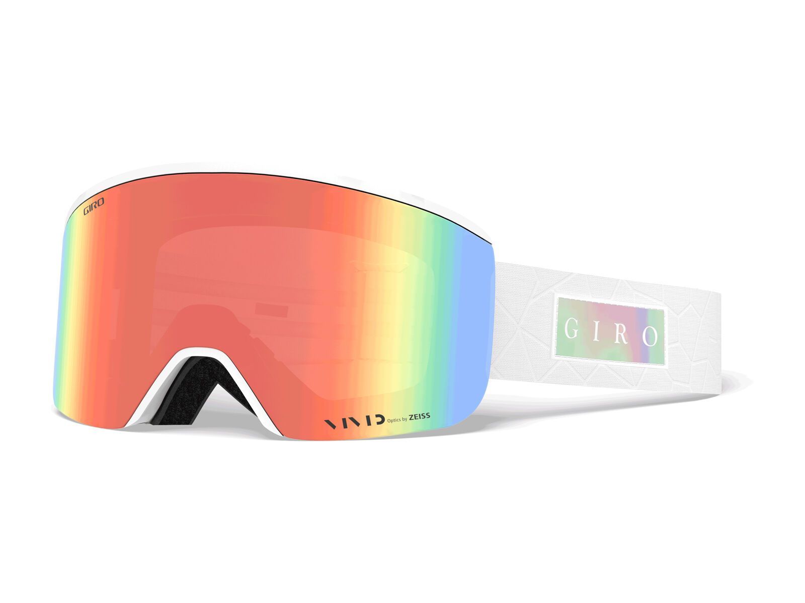 Giro Ella inkl. WS, white iridescent/Lens: vivid pink/vivid infrared - Bild 5