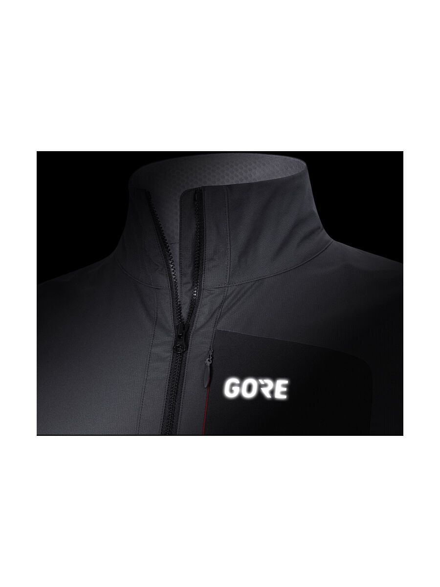 GOREWEAR C5 Gore Windstopper Isolierte Jacke, terra grey/black - Bild 6