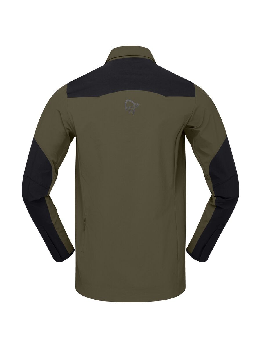 Norrona skibotn flex1 Shirt M's, olive night - Bild 2