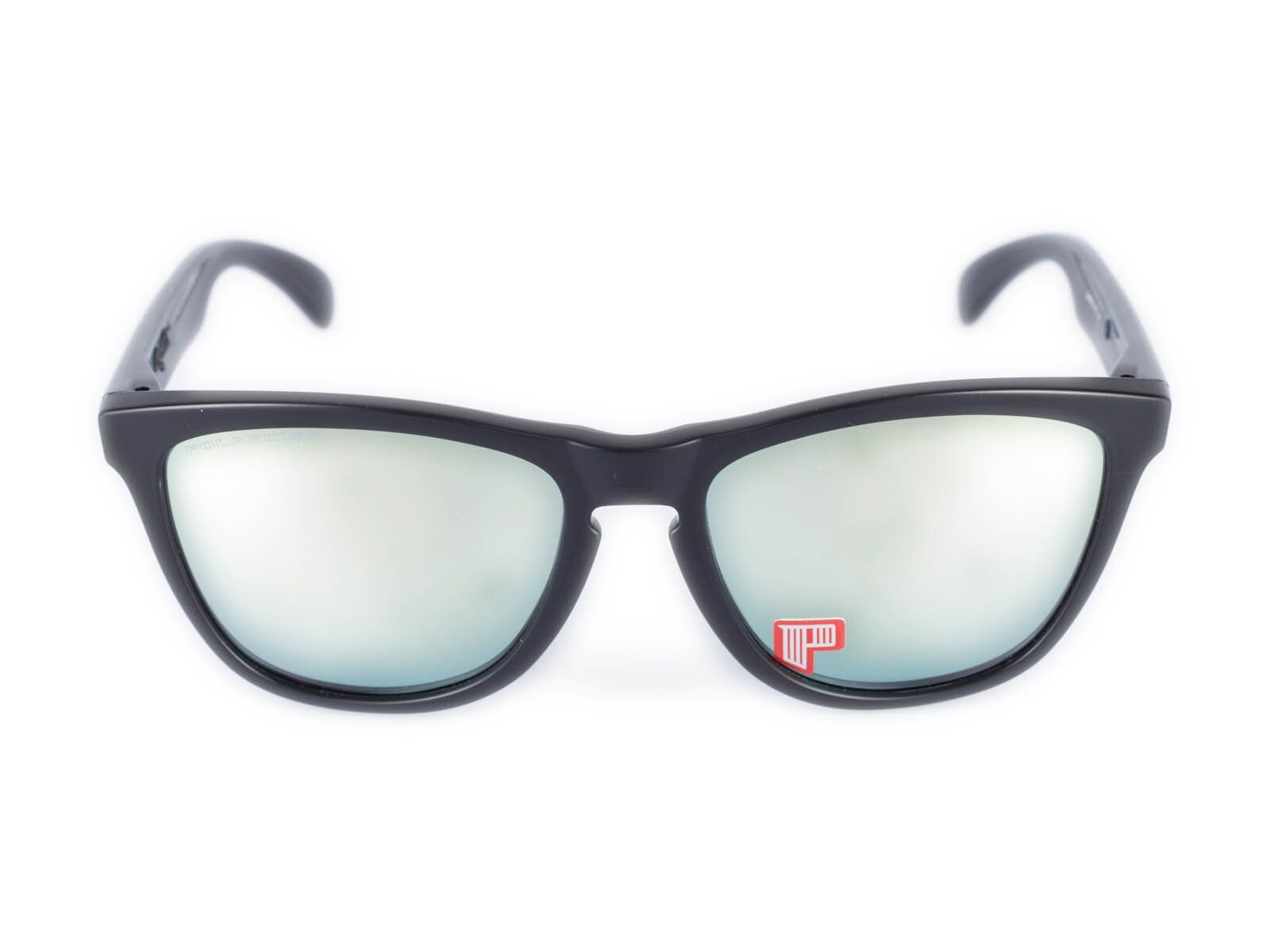 Oakley Frogskins, Matte Black/Emerald Iridium Polarized - Bild 1