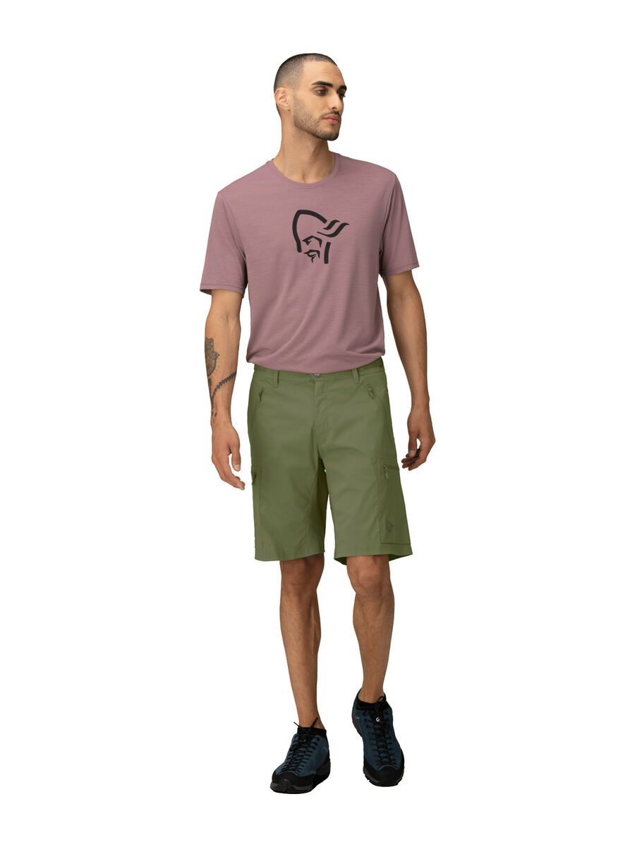 Norrona femund light cotton Shorts M's, loden green - Bild 4