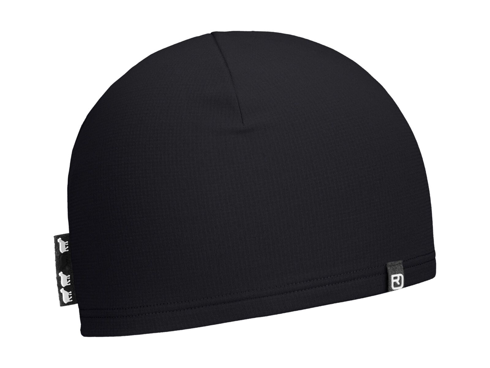 Ortovox Merino Light Fleece Beanie, black raven - Bild 1