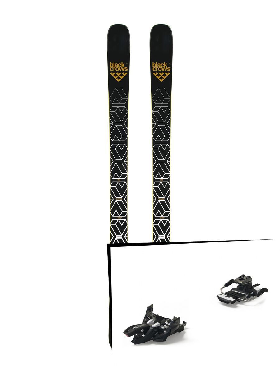 Set: Black Crows Daemon 2019 + Marker Alpinist 9 Long Travel black/titanium - Bild 1