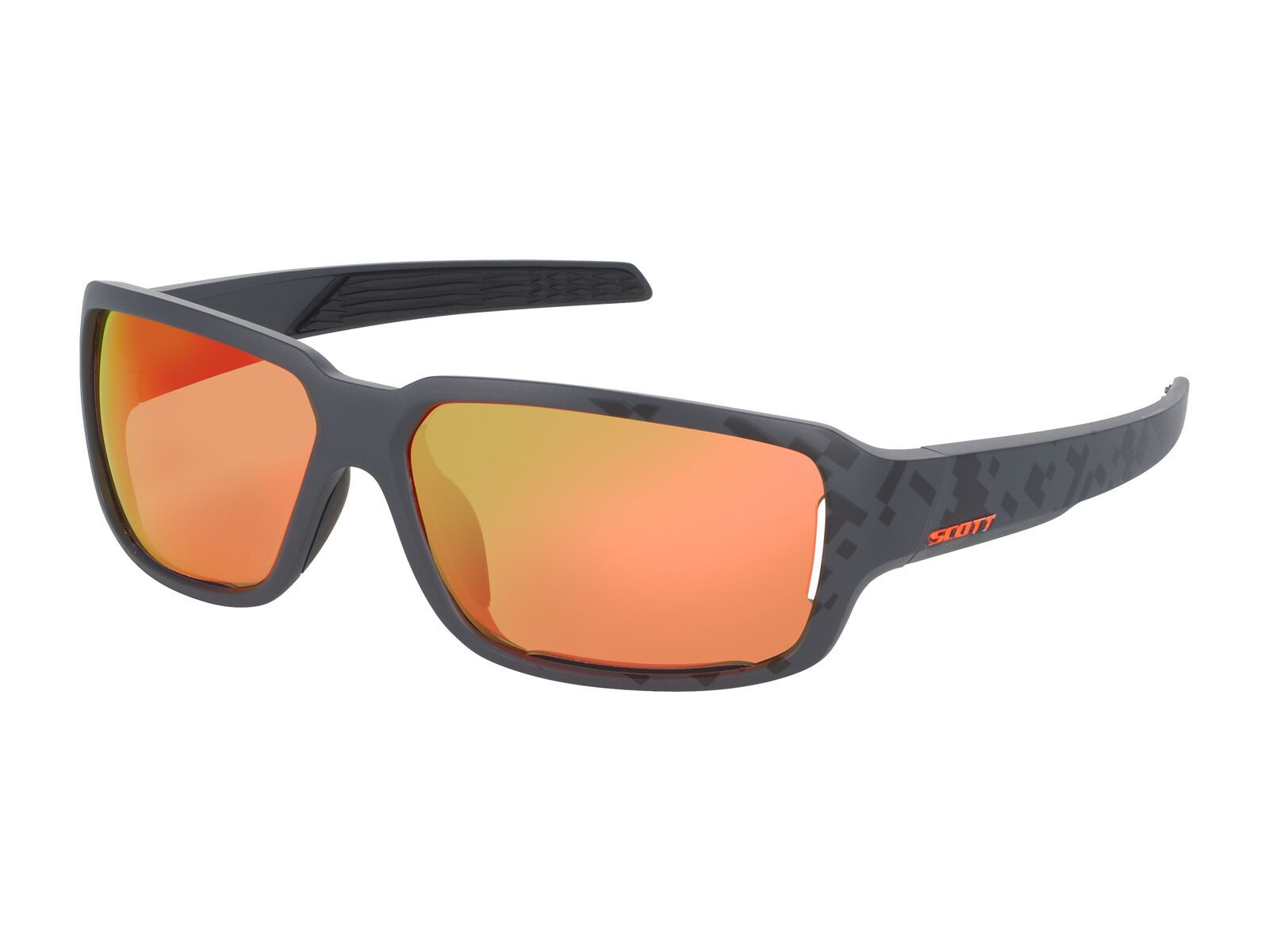 Scott Obsess ACS, black matt/neon orange red chrome amp - Bild 1