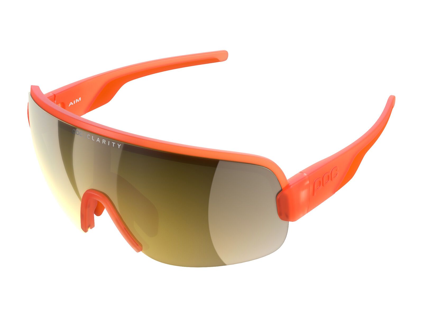 POC Aim, Clarity Road/Partly Sunny Gold, fluo orange transl. - Bild 1