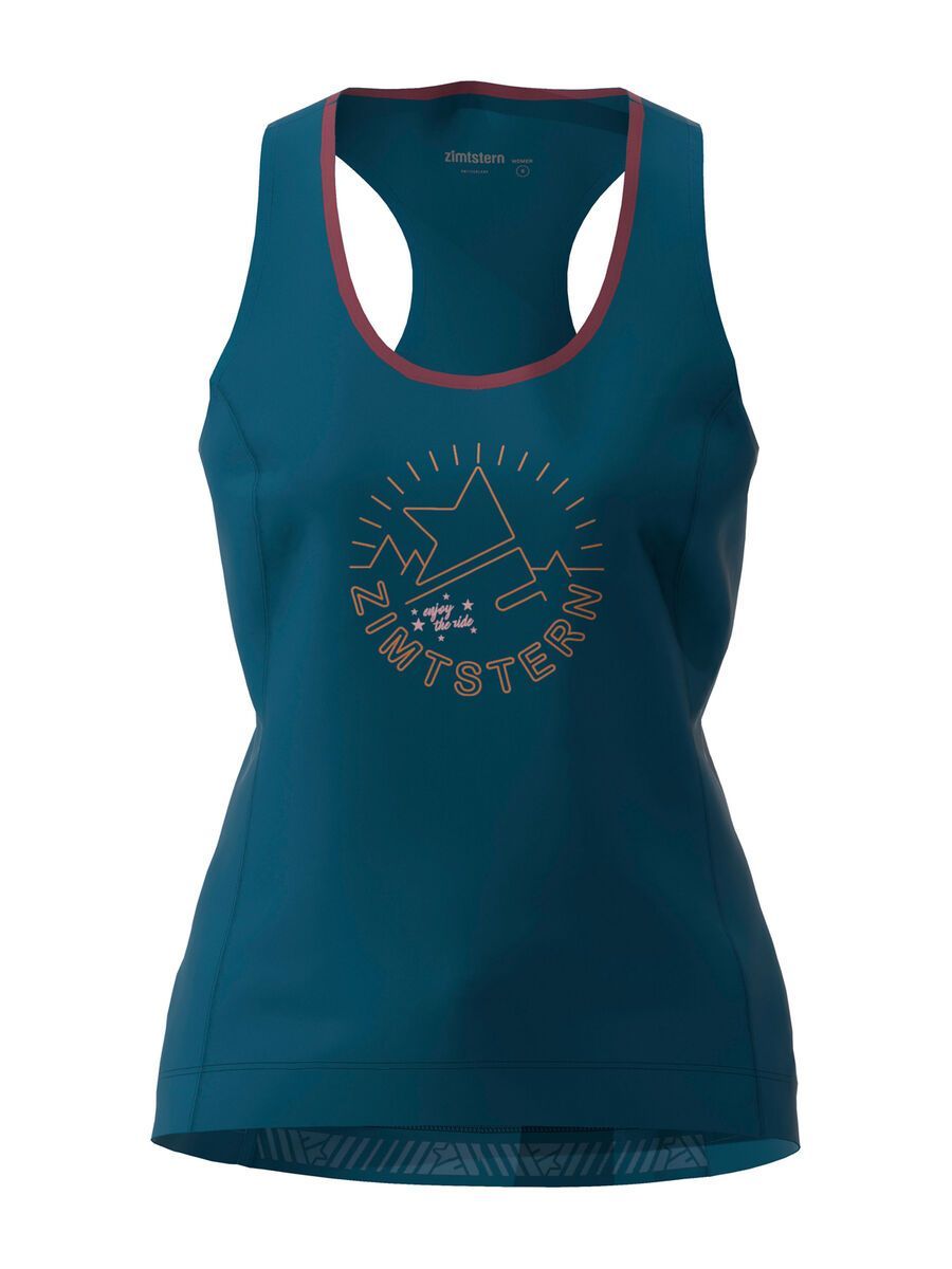 Zimtstern PureFlowz Tank Women’s, french navy/windsor wine - Bild 1