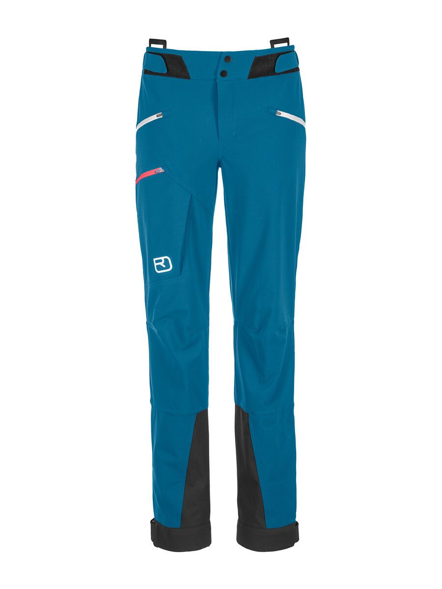 Ortovox Merino Naturetec Mèdola Pants W, blue sea - Bild 1