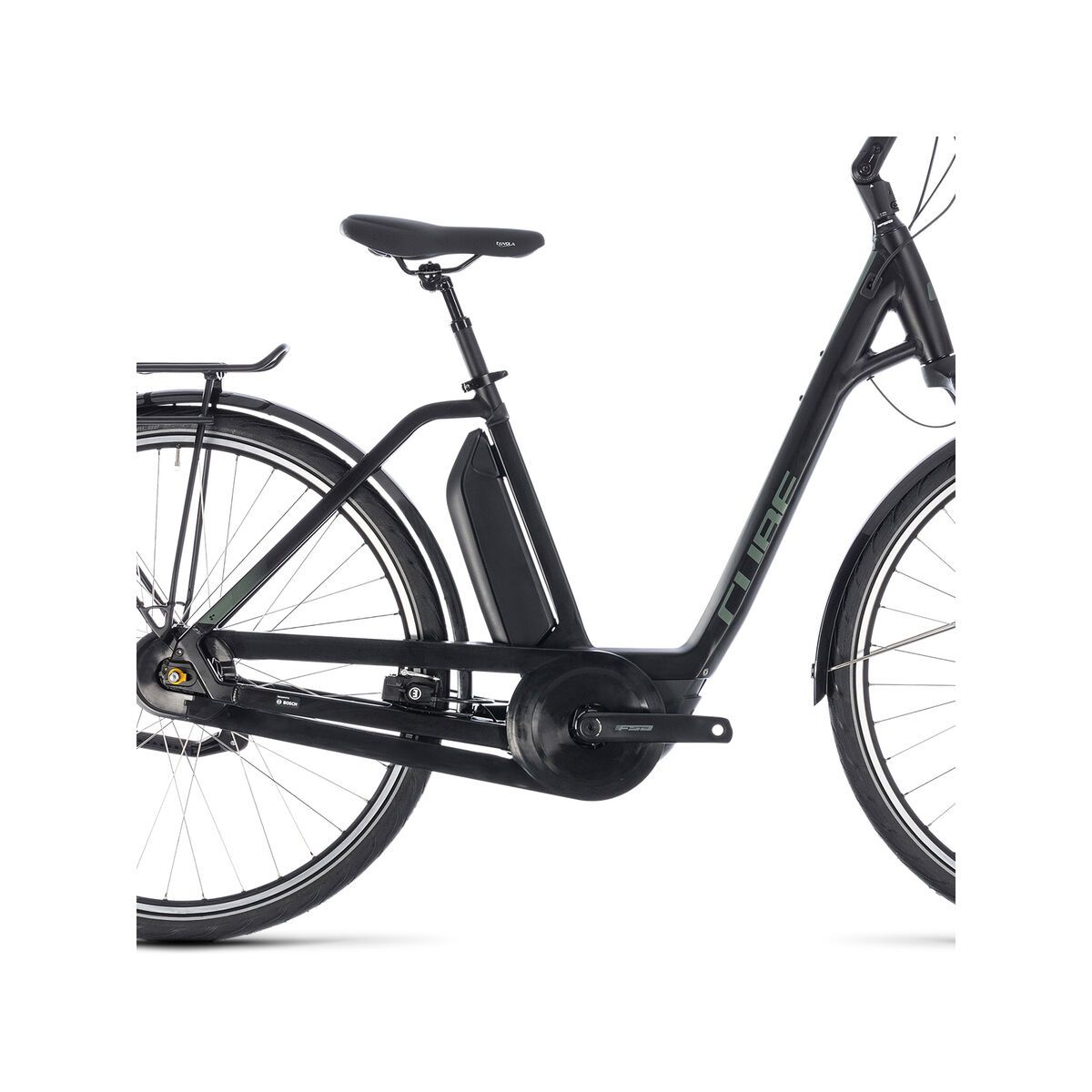 Cube Town Hybrid ONE RT 500 Easy Entry, black´n´frostgreen - Bild 4