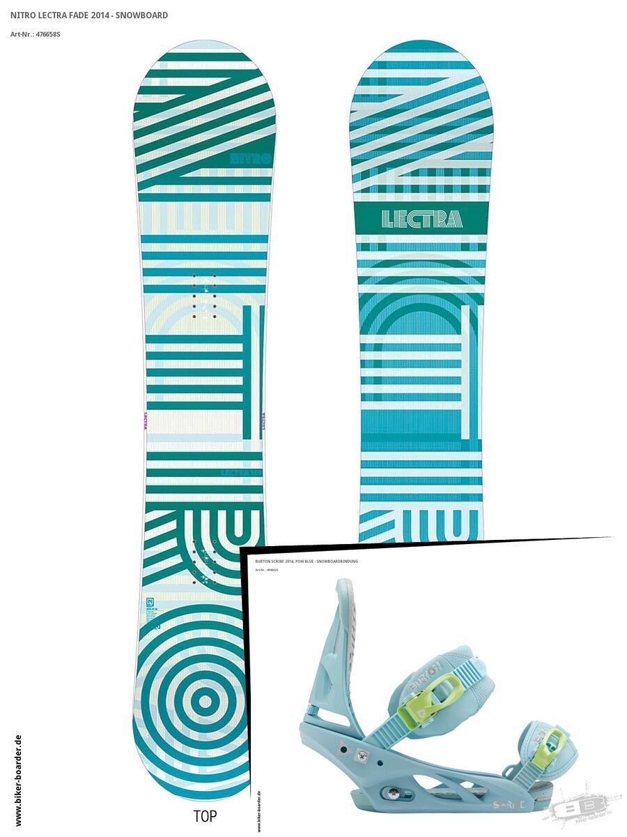 Set: Nitro Lectra Fade  + Burton Scribe (494042S) - Bild 1