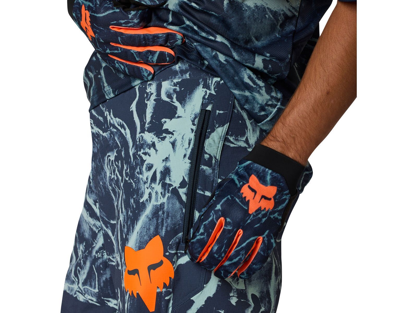 Fox Ranger Short Image Print, arctic blue - Bild 5