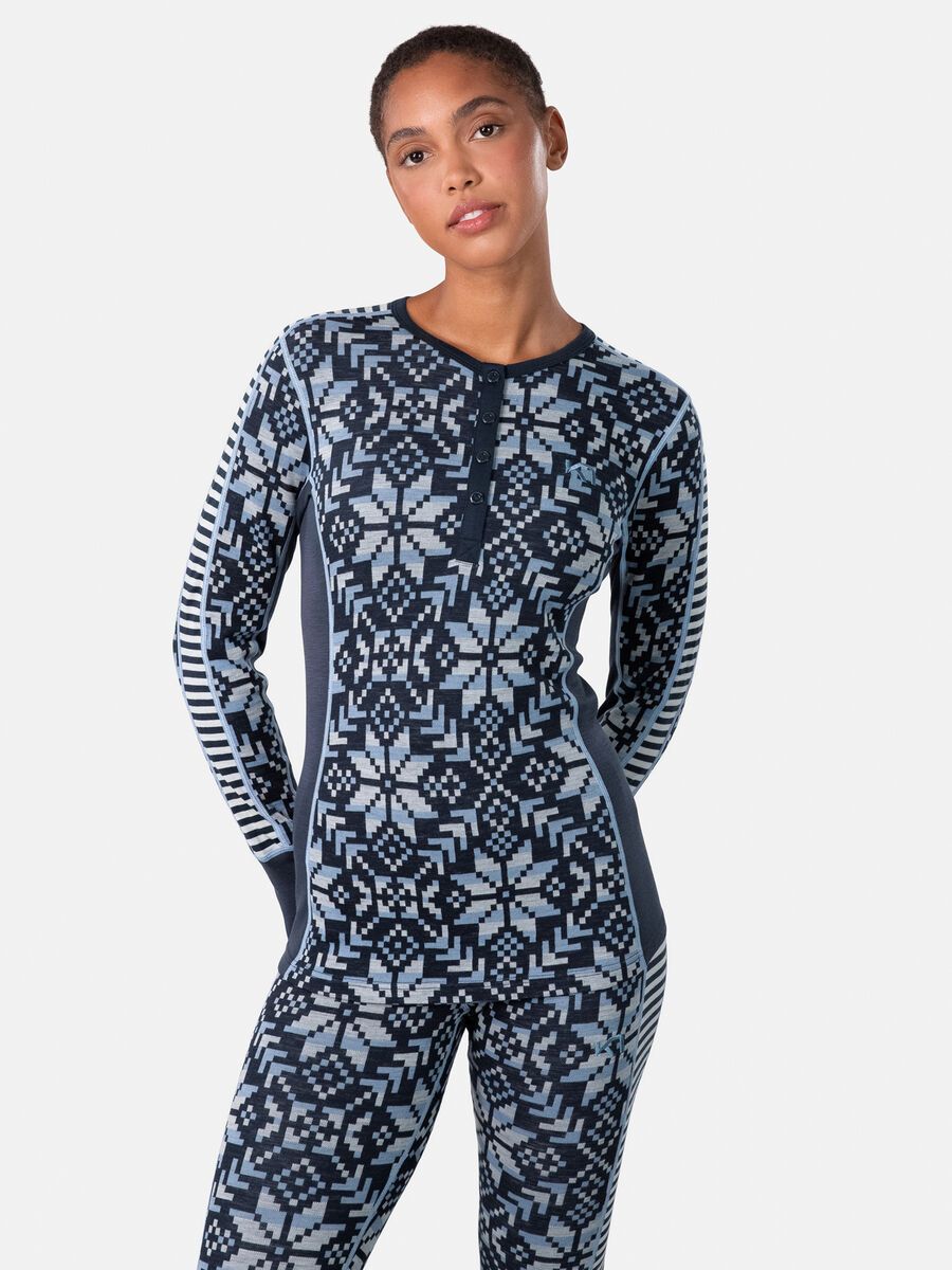 Kari Traa Else Long Sleeve Baselayer, dark navy blue - Bild 3