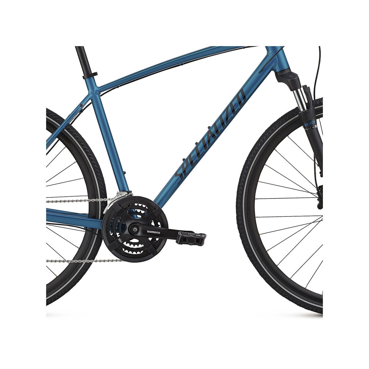 Specialized Crosstrail Hydraulic Disc, teal tint/black/flake silver reflective - Bild 5