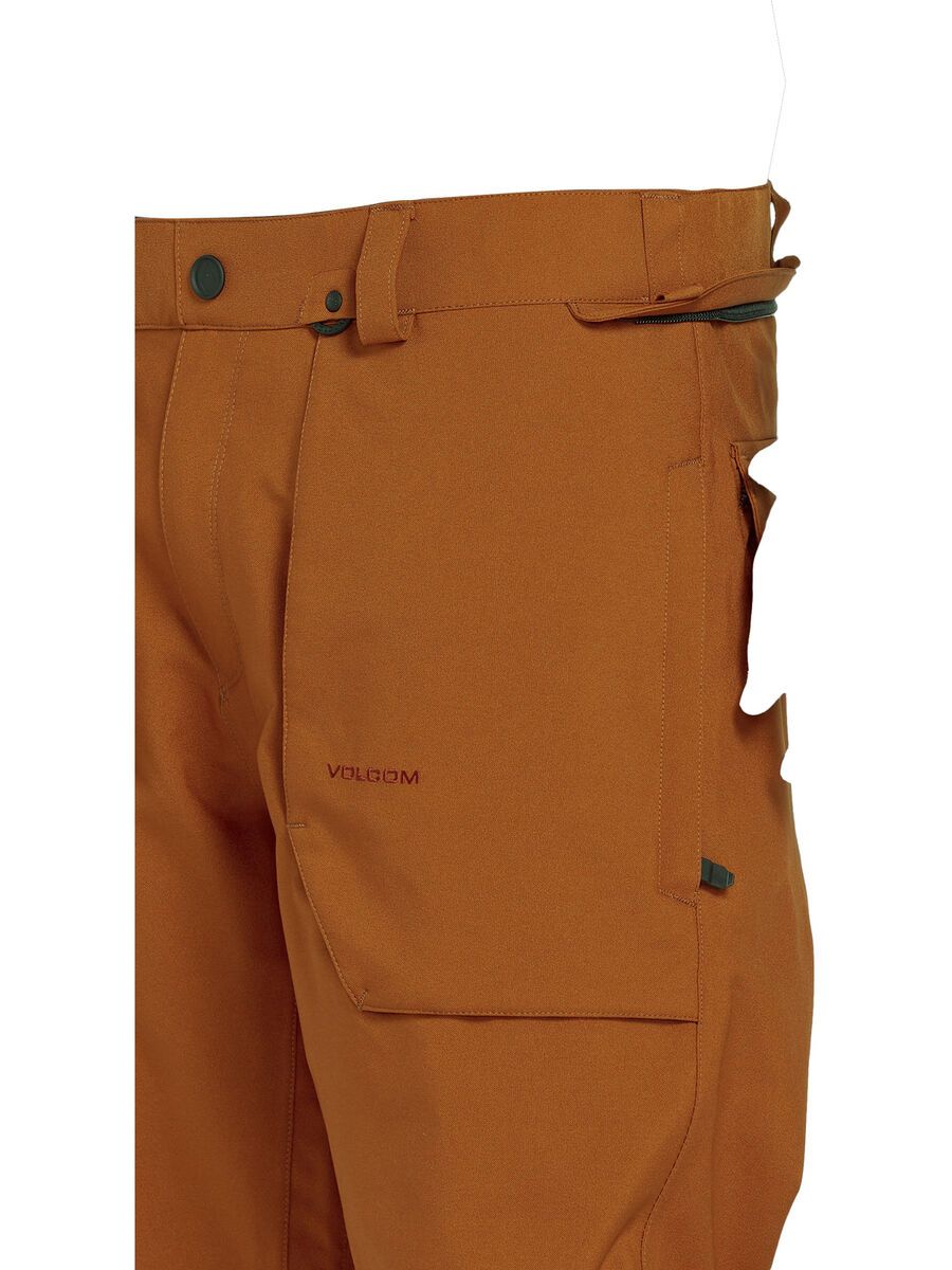 Volcom Roan Bib Overall, caramel - Bild 6