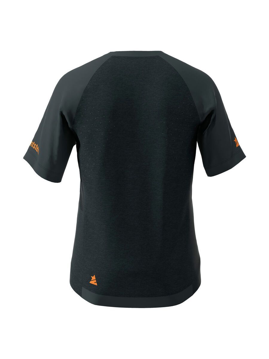 Zimtstern PureFlowz Shirt SS Men’s, pirate black melange / pirate black - Bild 2