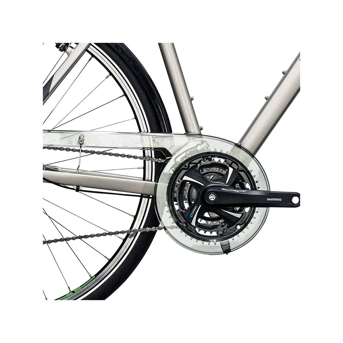 Cube Touring, silver´n´flashgreen - Bild 3