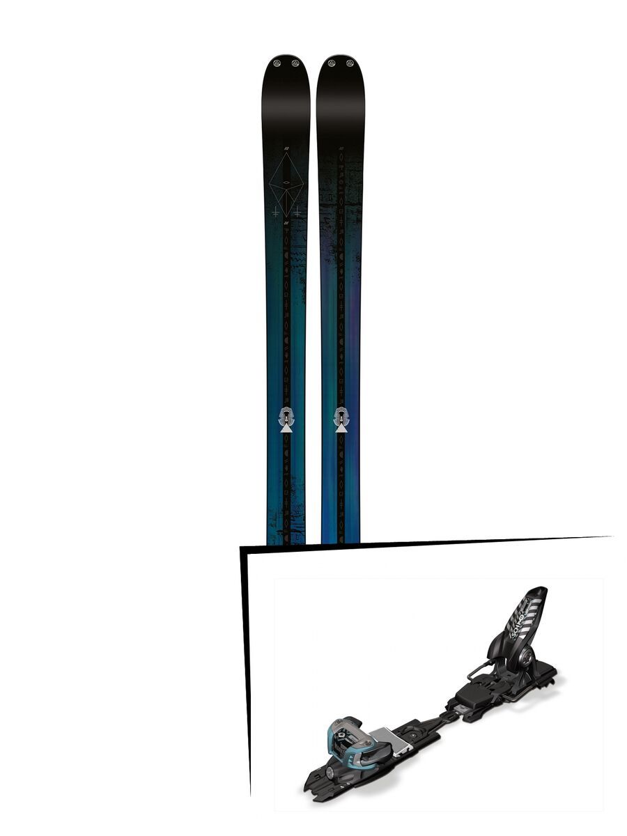 K2 SKI Set: Shreditor 92 2016 + Marker Schizo 14 - Bild 1