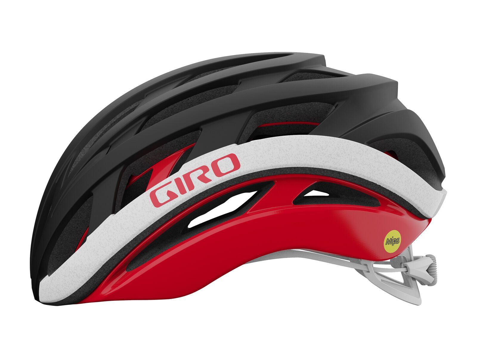 Giro Helios Spherical, matte black/red - Bild 2