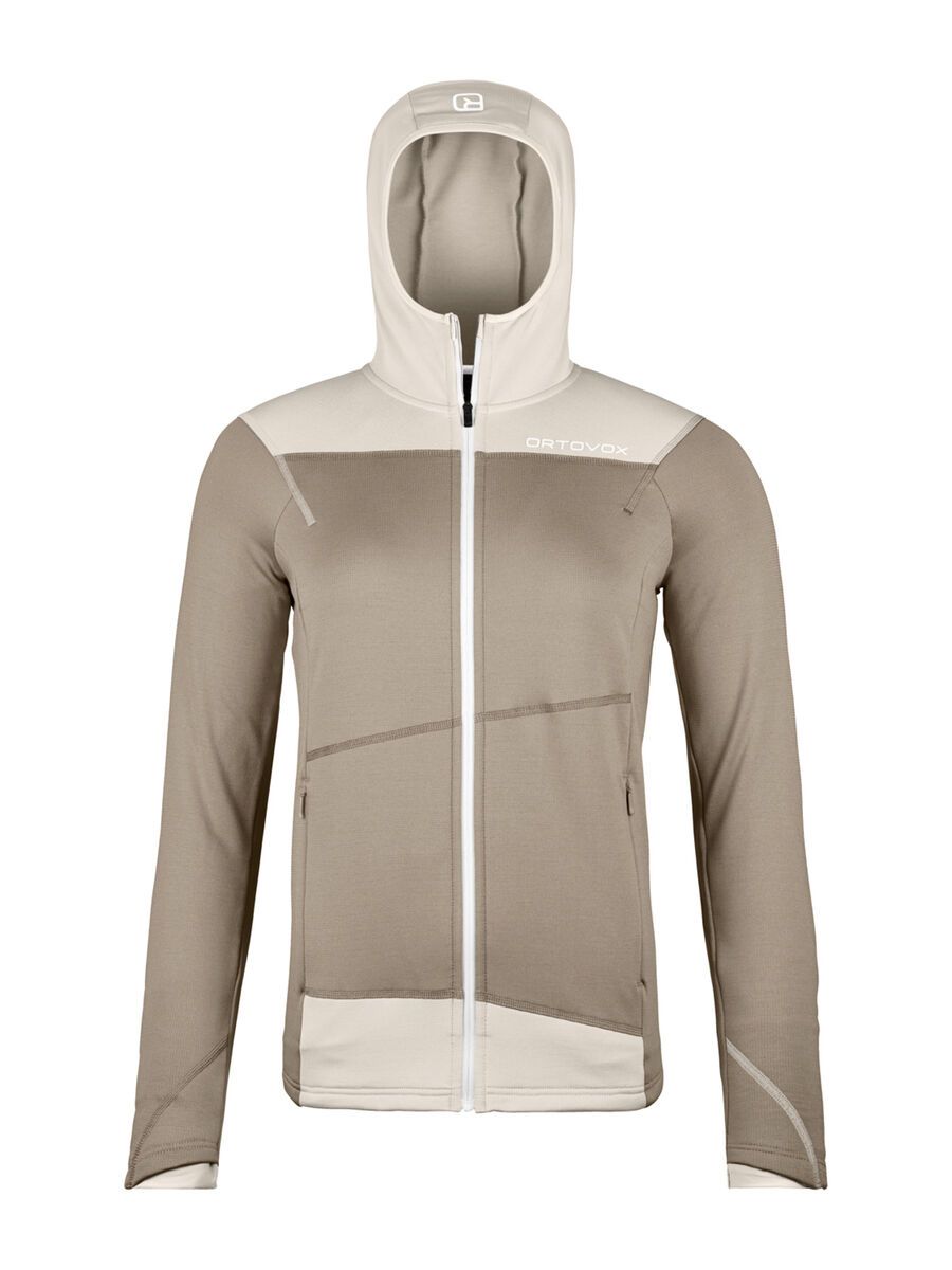 Ortovox Merino Fleece Light Hoody W, grey sand - Bild 1