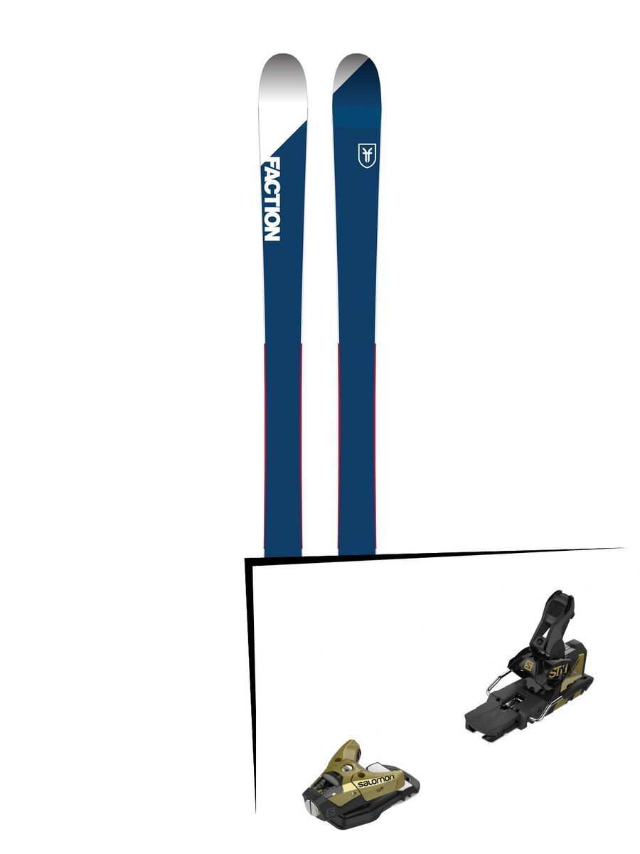 Set: Faction Candide 1.0 2018 + Salomon STH2 WTR 16 gold/black - Bild 1