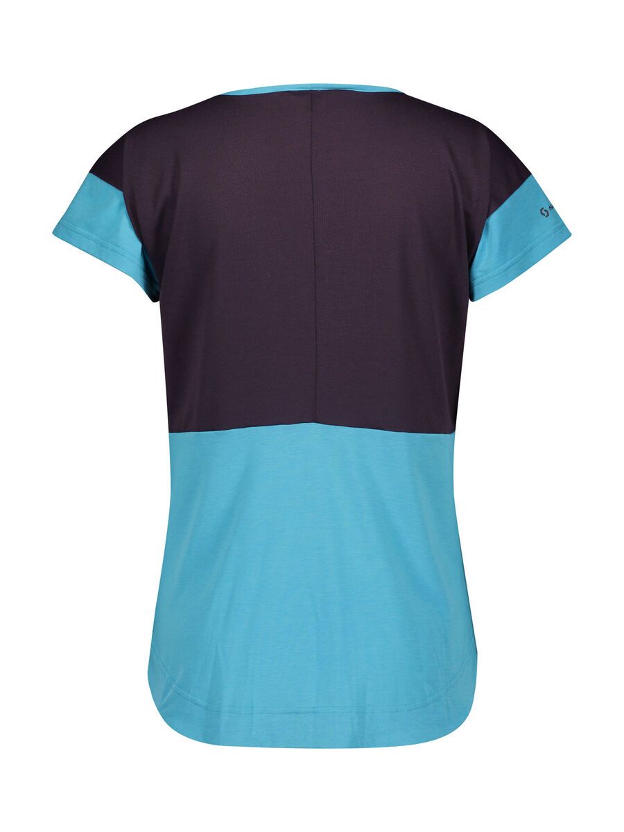 Scott Trail Flow Dri S/SL Women's Shirt, breeze blue/dark purple - Bild 2