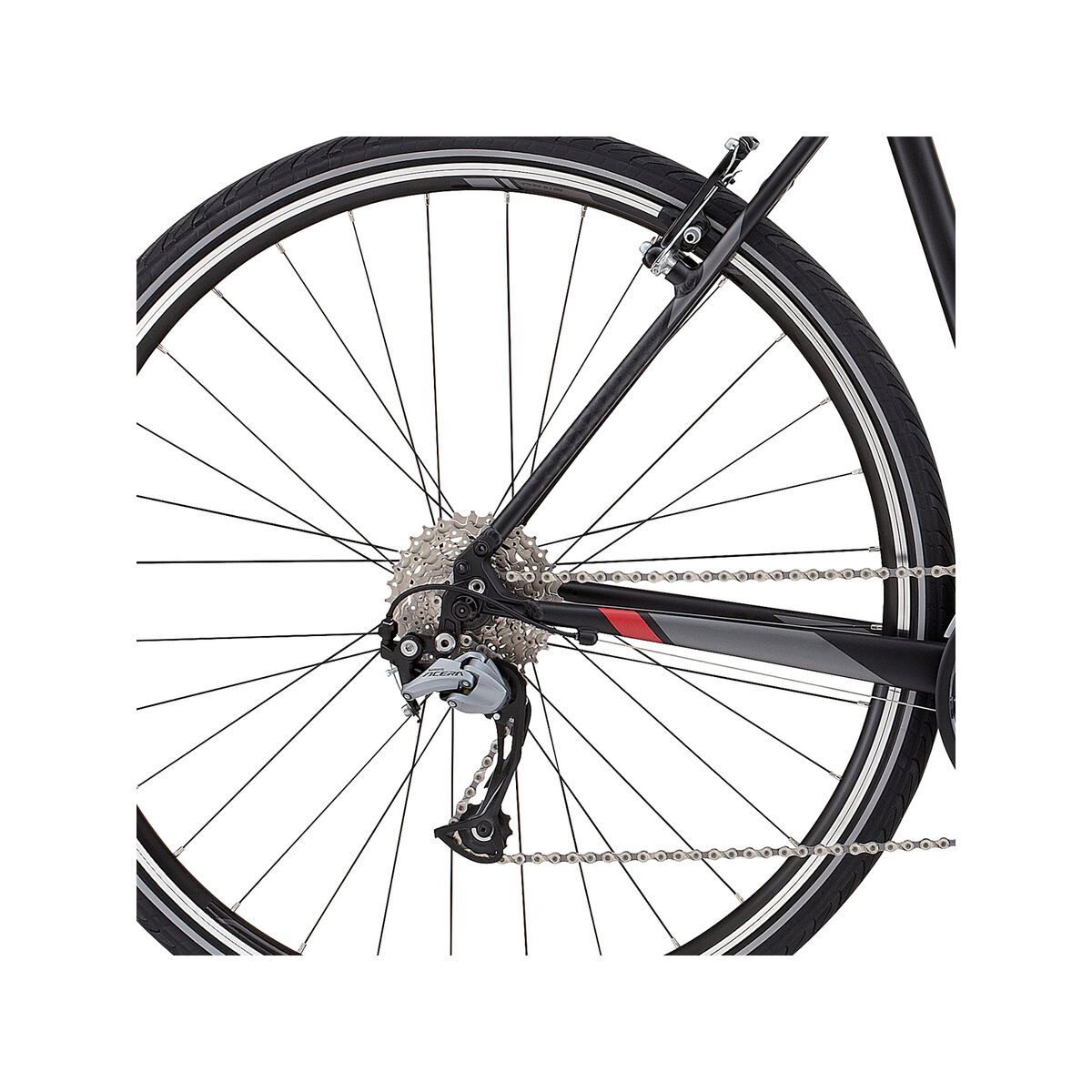 Specialized Sirrus Sport, black/satin black/red - Bild 4