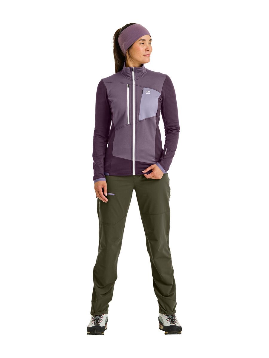 Ortovox Merino Shield Tec Seceda Softshell Pants W, dark wild herbs - Bild 7