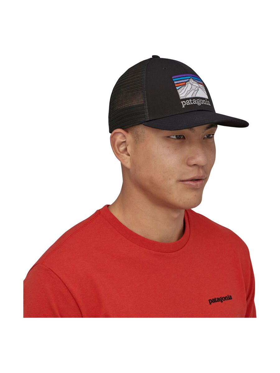 Patagonia Line Logo Ridge LoPro Trucker Hat, black - Bild 5