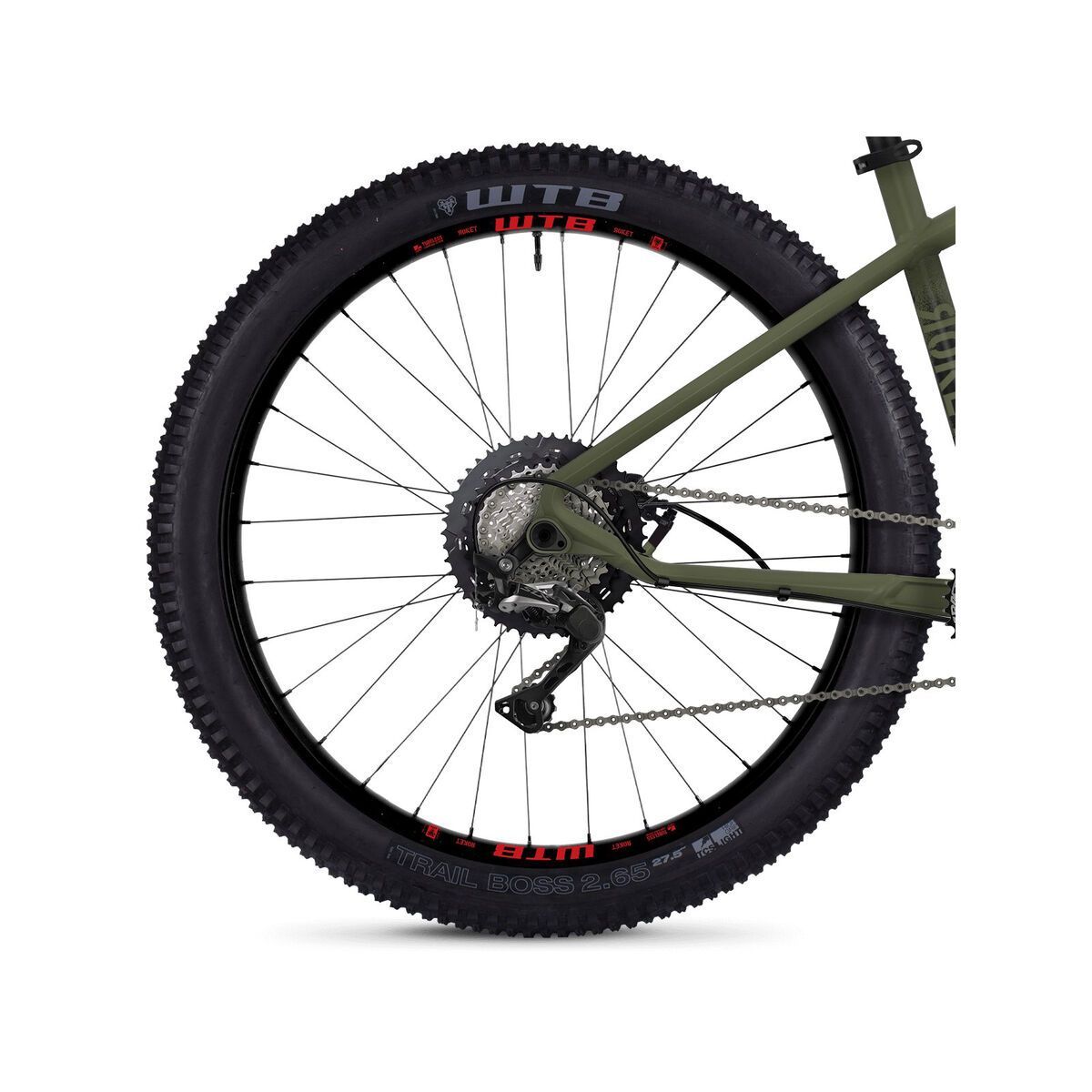 Ghost Roket 5.7+ AL, army green/night black/riot red - Bild 4