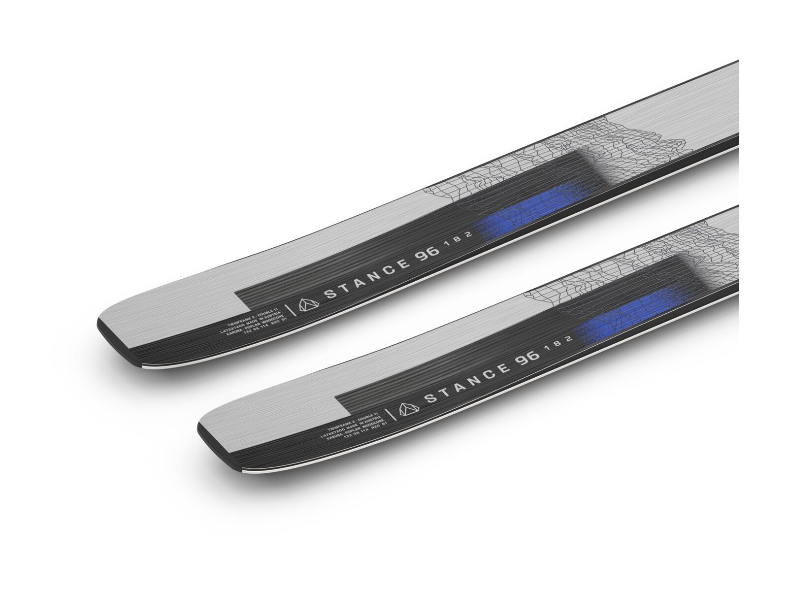 Salomon Stance 96, black/race blue/wet weather - Bild 5