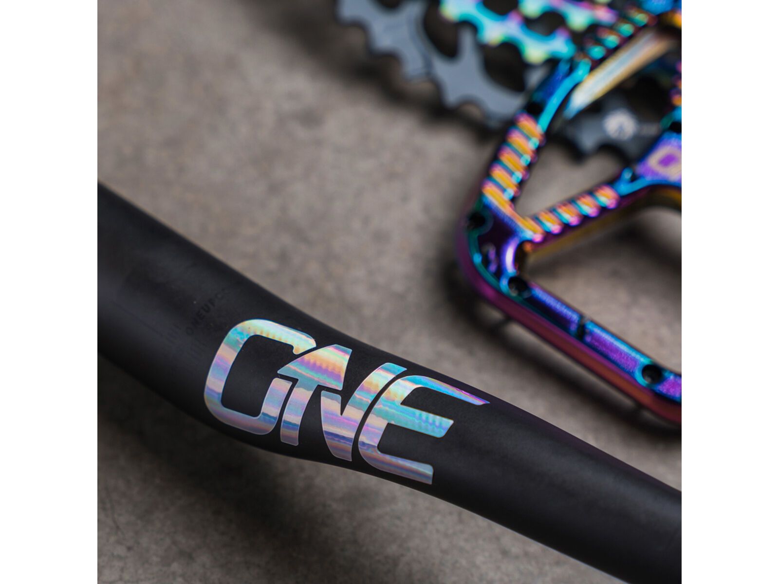 OneUp Components Decal Kit Carbon Handlebar, oil slick - Bild 2
