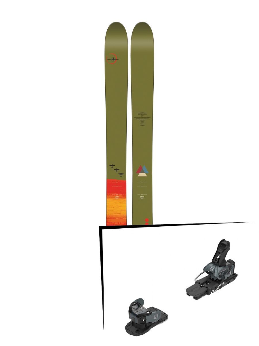 Set: Line Magnum Opus 2018 + Salomon Warden MNC 13 black/grey - Bild 1