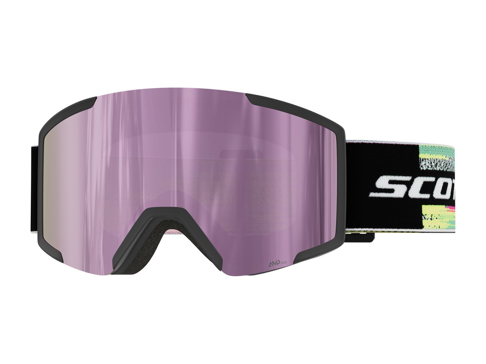 Scott Shield, AMP Lavender Chrome / black/neon yellow - Bild 1