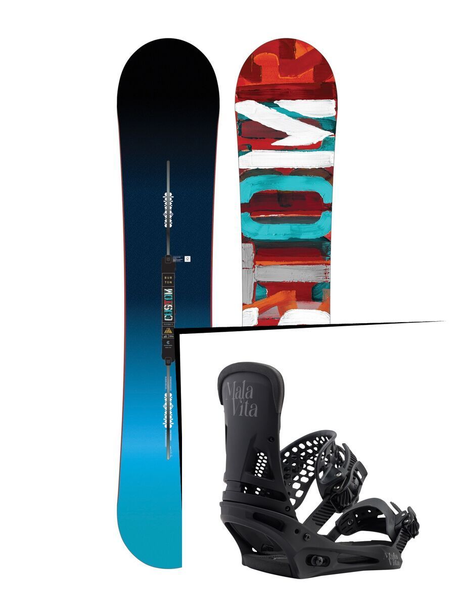 Set: Burton Custom Flying V 2017 +  Malavita (1712843S) - Bild 1