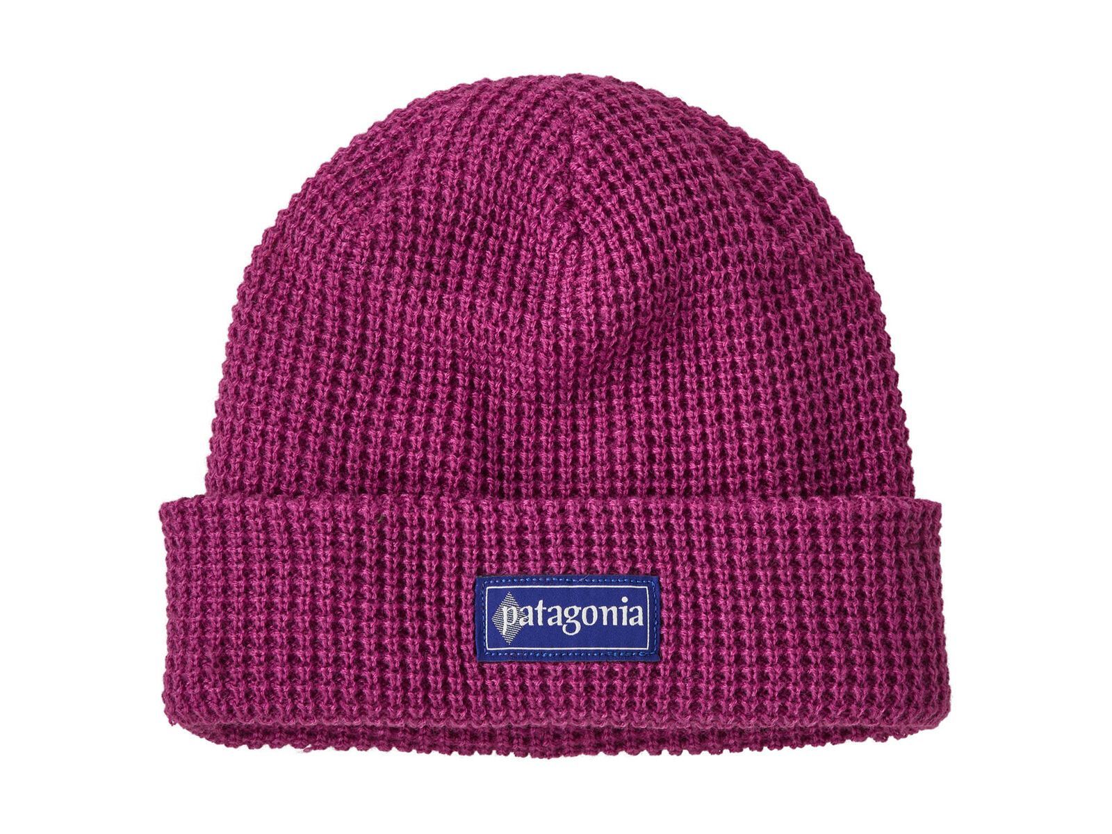 Patagonia Snowdrifter Beanie Hut Tripper Label, amaranth pink - Bild 1
